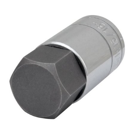 PERFORMANCE TOOL 1/2 In Dr. Hex Bit Socket 15/16 In, W32888 W32888